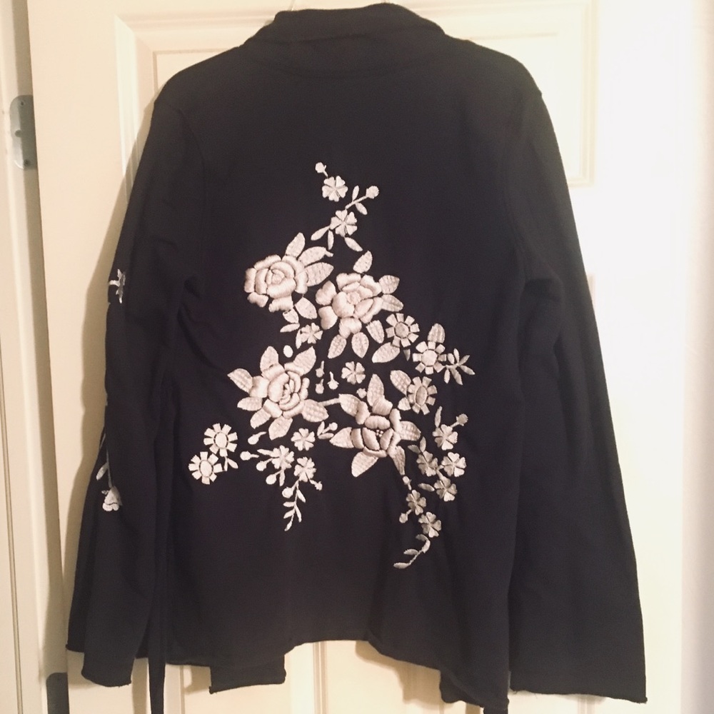 Lucky Brand Embroidered Jacket